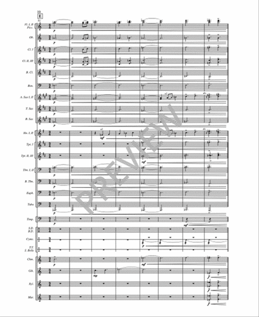 Raise - Full Score and Parts Set of Parts scores gallery preview page 12