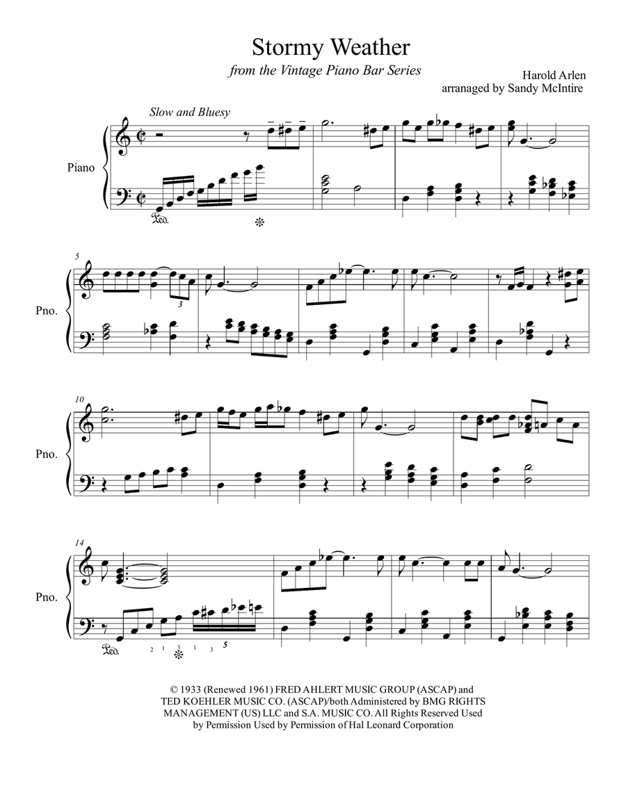 Stormy Weather Stormy Weather Piano Method scores gallery preview page 2