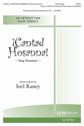 Book cover for Cantad Hosanna! (Sing Hosanna!)