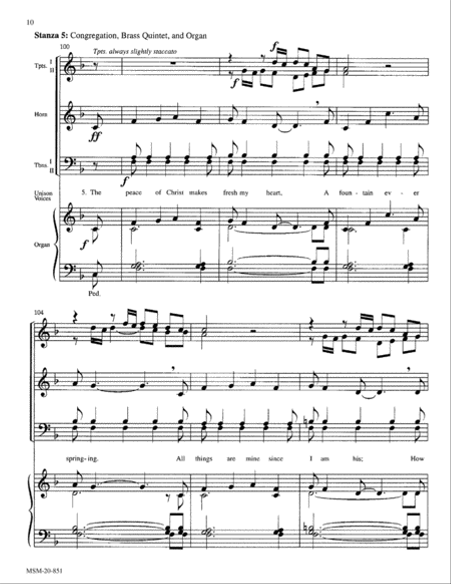 How Can I Keep From Singing Choir scores gallery preview page 5