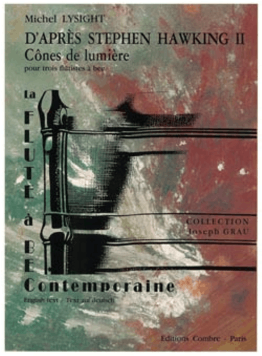D'apres Stephen Hawking 2 Cones de lumiere Recorder scores gallery preview page 1