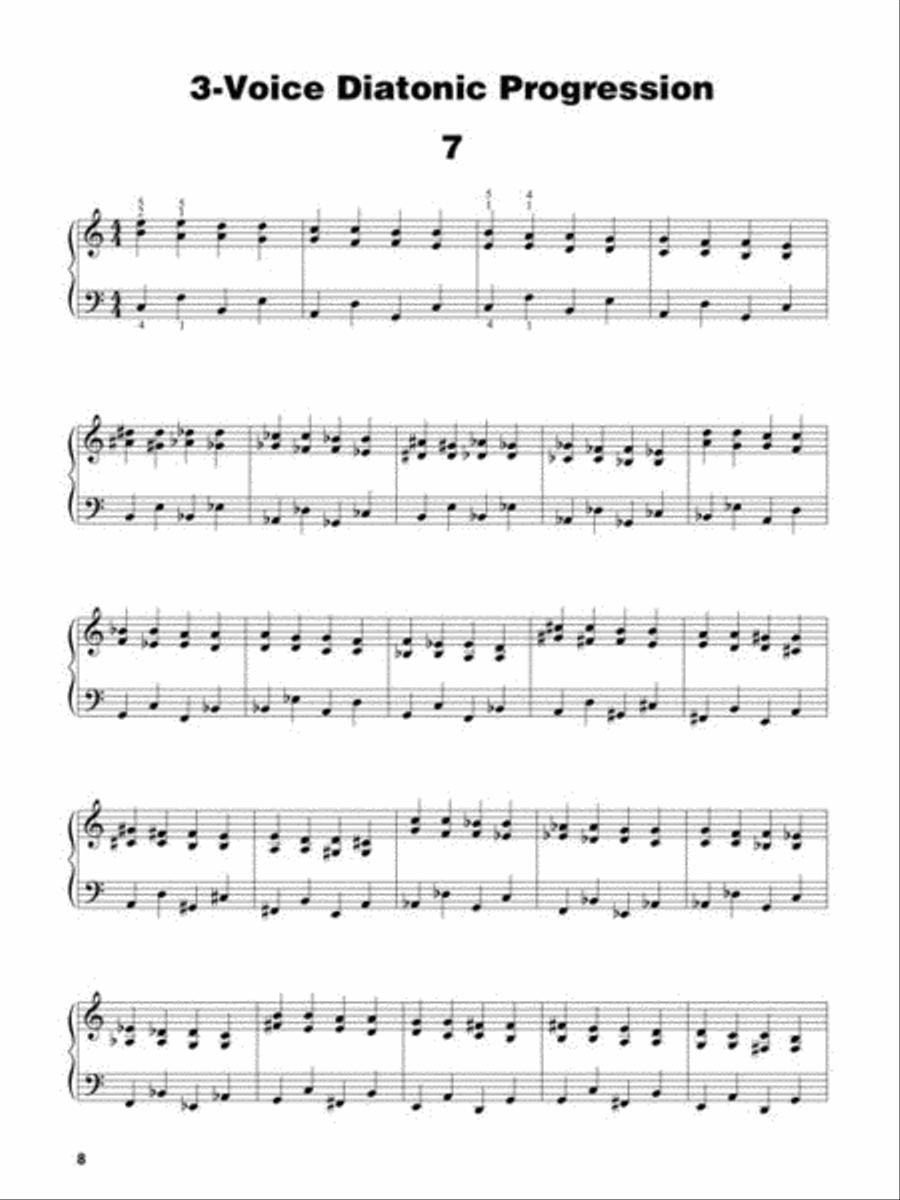 Jazz Chord Hanon Piano Method scores gallery preview page 6