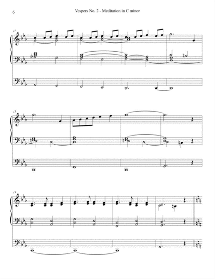 Vespers Nos. 1-4 - Organ Book Vespers Nos. 1-4 - Organ Book Organ Solo scores gallery preview page 6