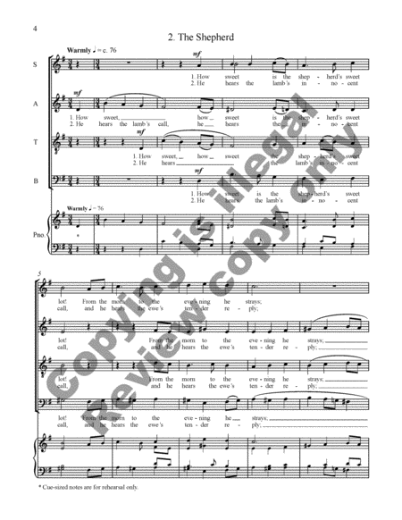 Songs of Innocence (Choral Score) image number null