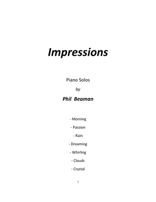 Impressions - piano solos book