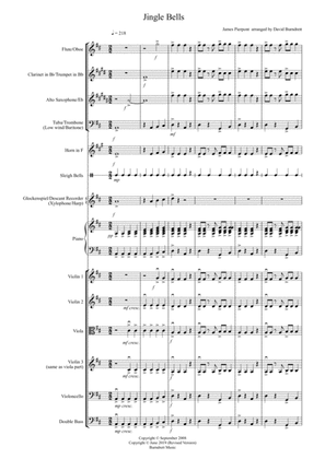 Jingle Bells (Jazzy Style!) for Flexible School Ensemble/Orchestra