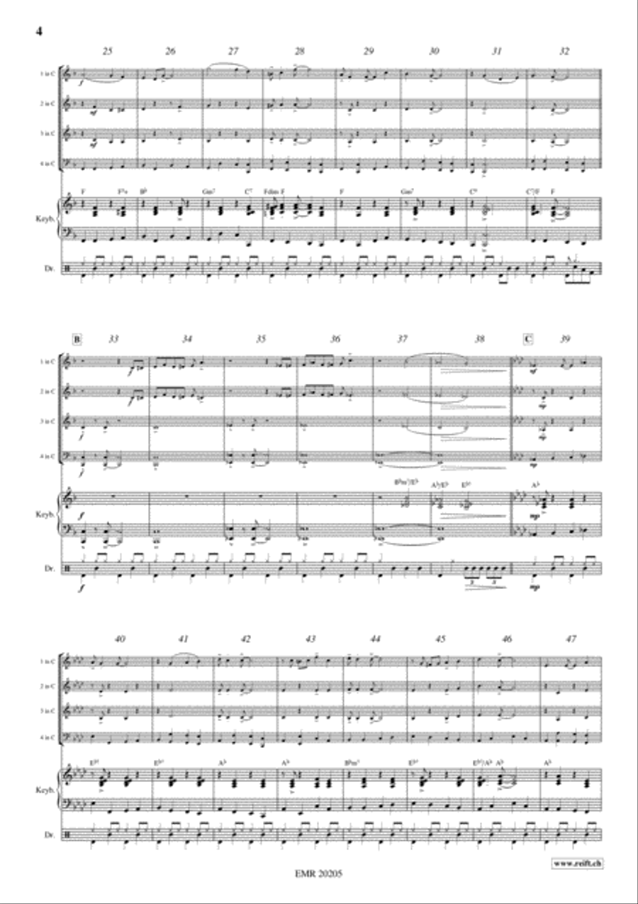 Santa Lucia Woodwind Quartet scores gallery preview page 4
