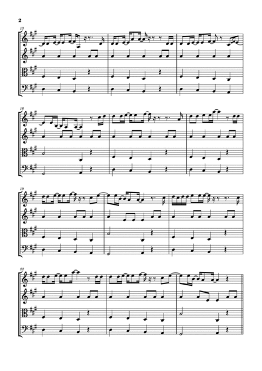 Never In This House Never In This House String Quartet scores gallery preview page 3