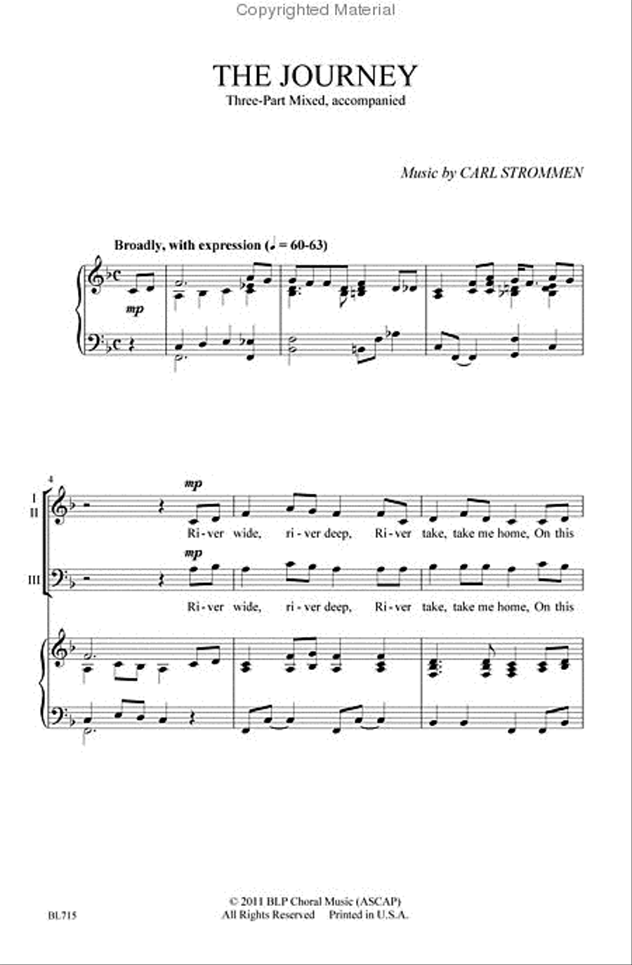 The Journey Choir scores gallery preview page 2