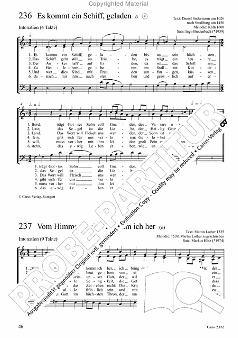 Chorbuch Gotteslob SAM 3-Part scores gallery preview page 47