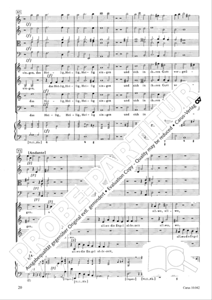 Mein Freund ist mein 4-Part scores gallery preview page 21