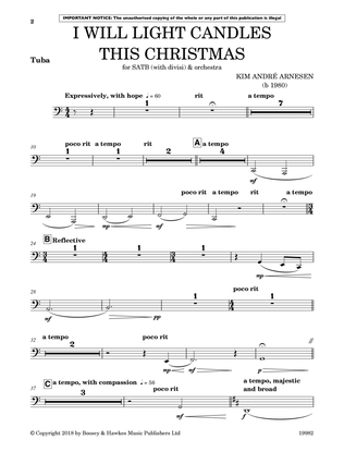 I Will Light Candles This Christmas (Full Orchestration) - Tuba