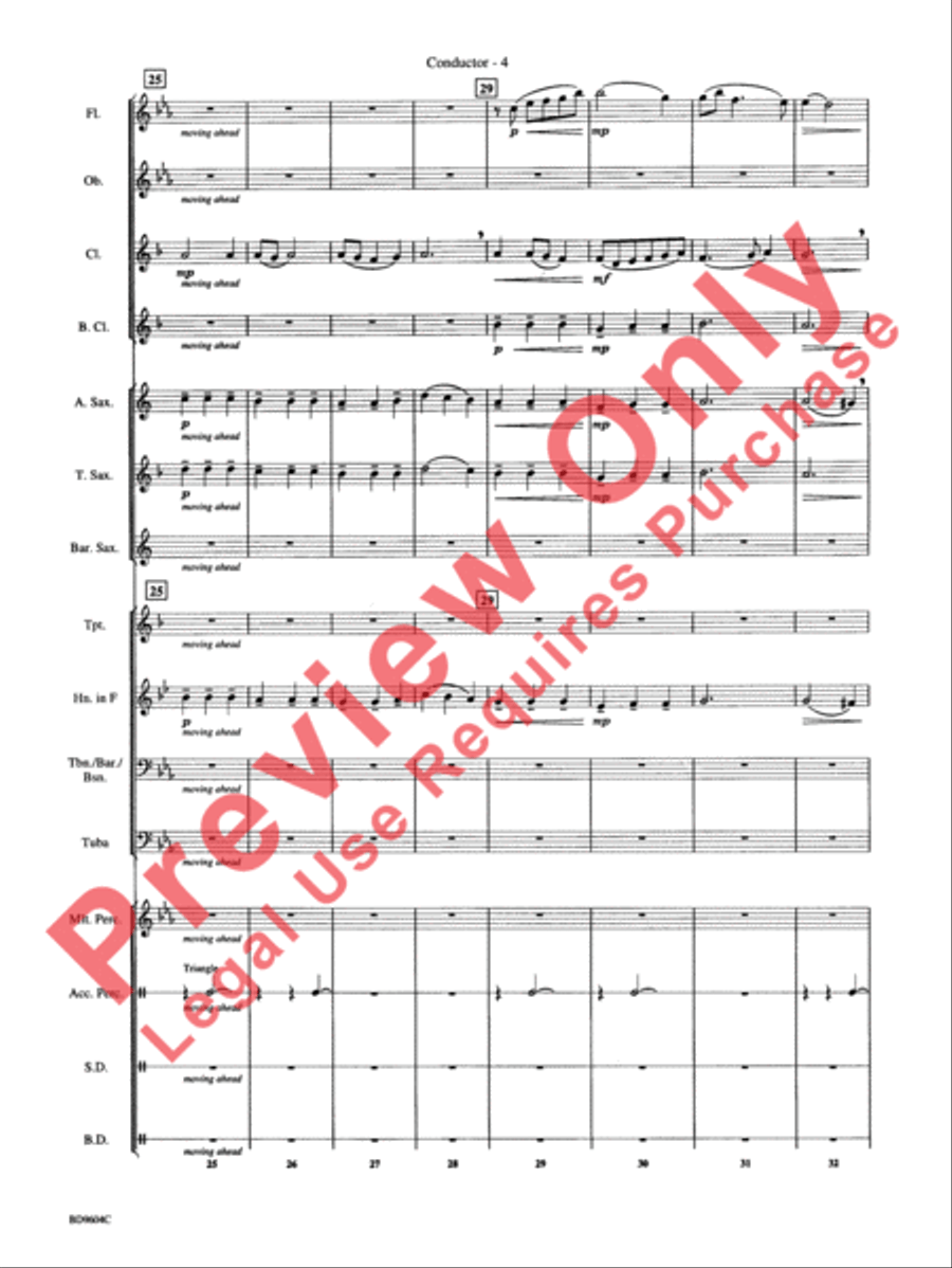 Canticle Concert Band scores gallery preview page 7