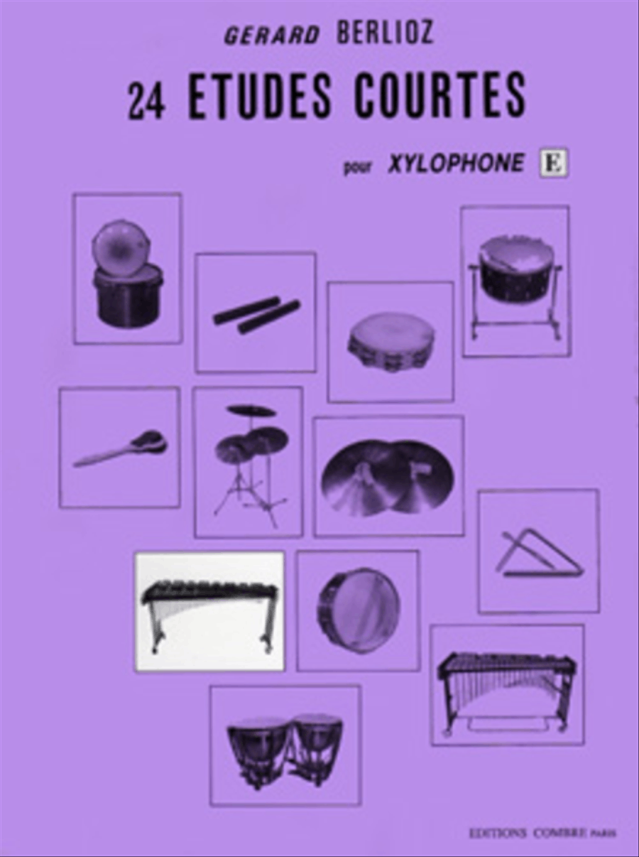 Etudes courtes (24) - Volume E Percussion scores gallery preview page 1