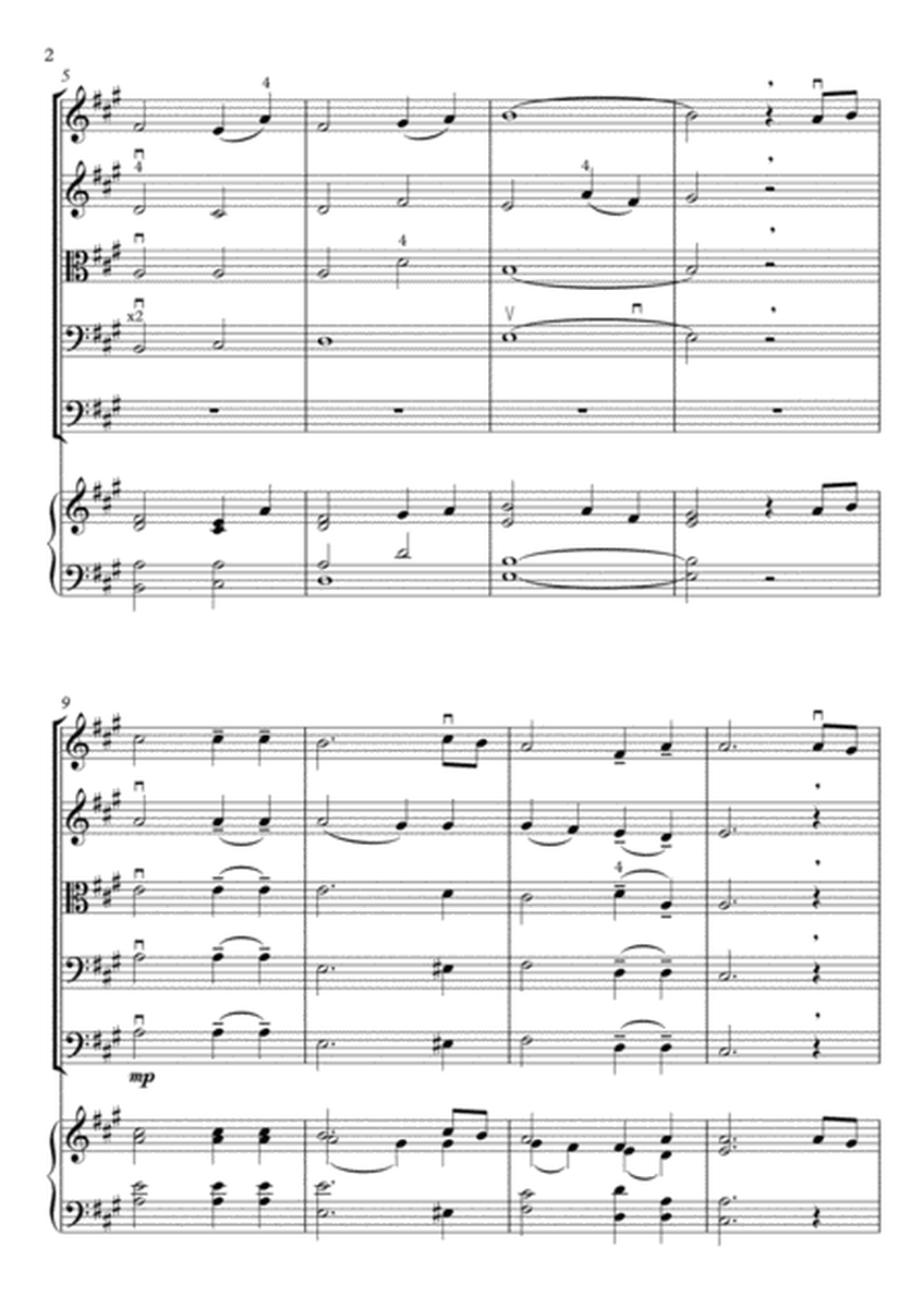 Chorale in A, for String Orchestra - score only