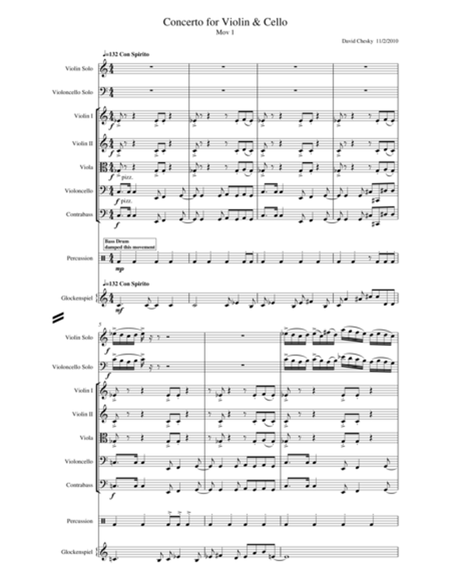 Concerto for Violin, Cello, and Orchestra