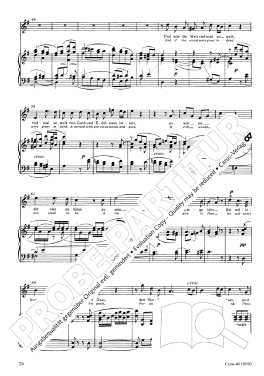 From heav'n on high (Vom Himmel hoch) SSATB scores gallery preview page 25