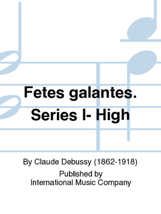 Book cover for Fetes Galantes. Series I (F. & E.) - High