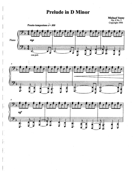 6 Preludes for Piano, op. 6 image number null