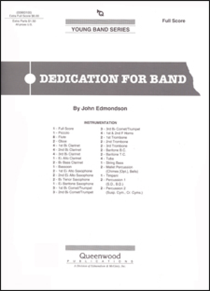 Dedication For Band - Score
