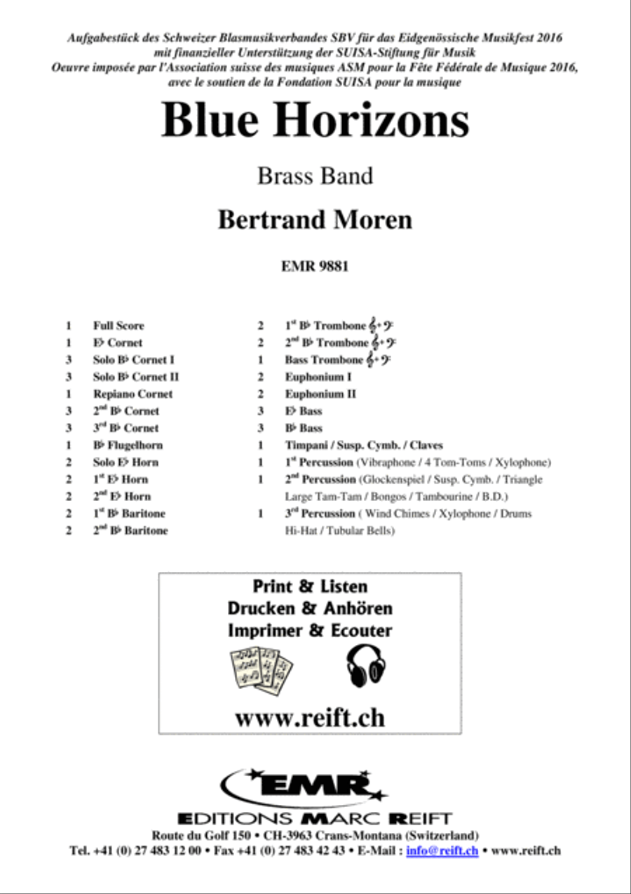 Blue Horizons Brass Band scores gallery preview page 2