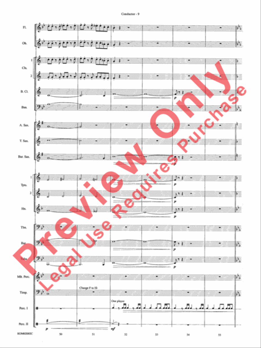 To Honor, Thank and Remember Concert Band scores gallery preview page 12