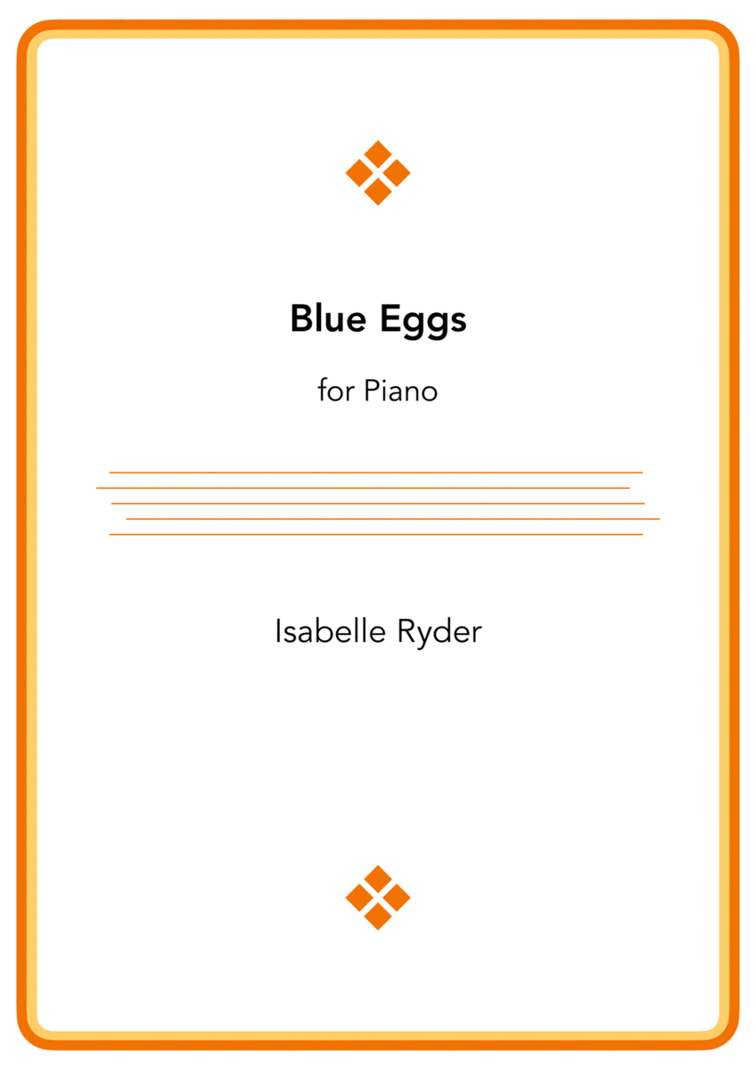 Blue Eggs (Solo Piano) image number null