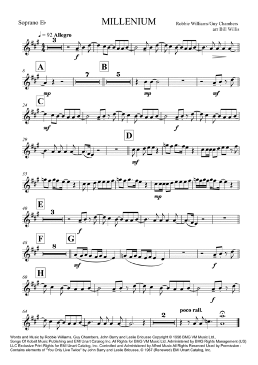 Millennium School and Community scores gallery preview page 2