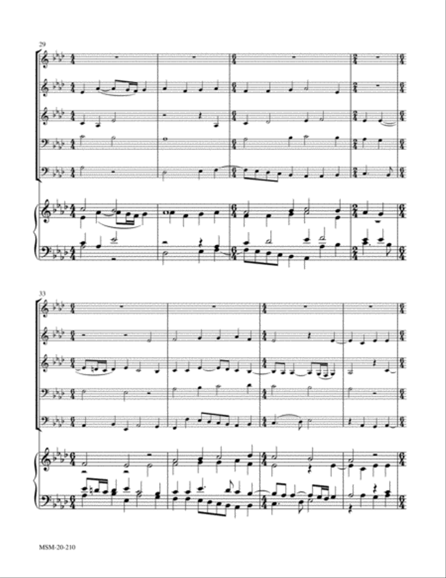 Comfort, Comfort Comfort, Comfort Organ scores gallery preview page 5