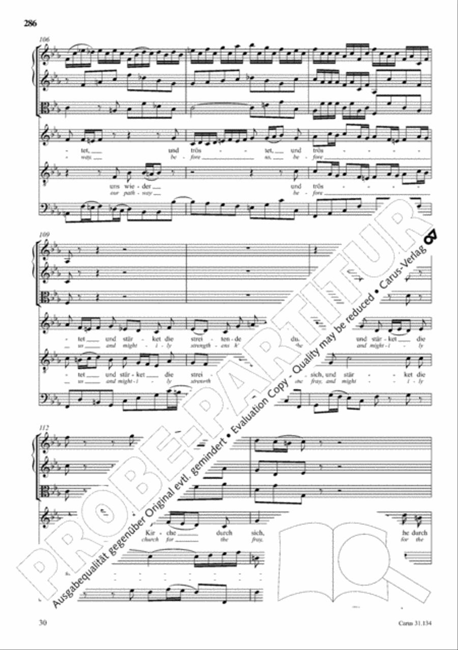 The Complete Sacred Vocal Works (Das geistliche Vokalwerk) Voice scores gallery preview page 287