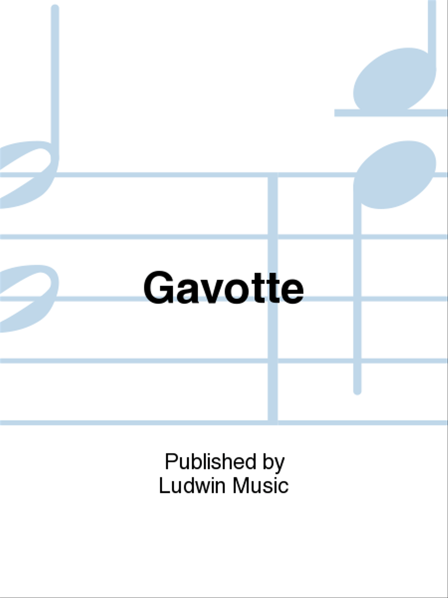 Gavotte Piano Accompaniment scores gallery preview page 1