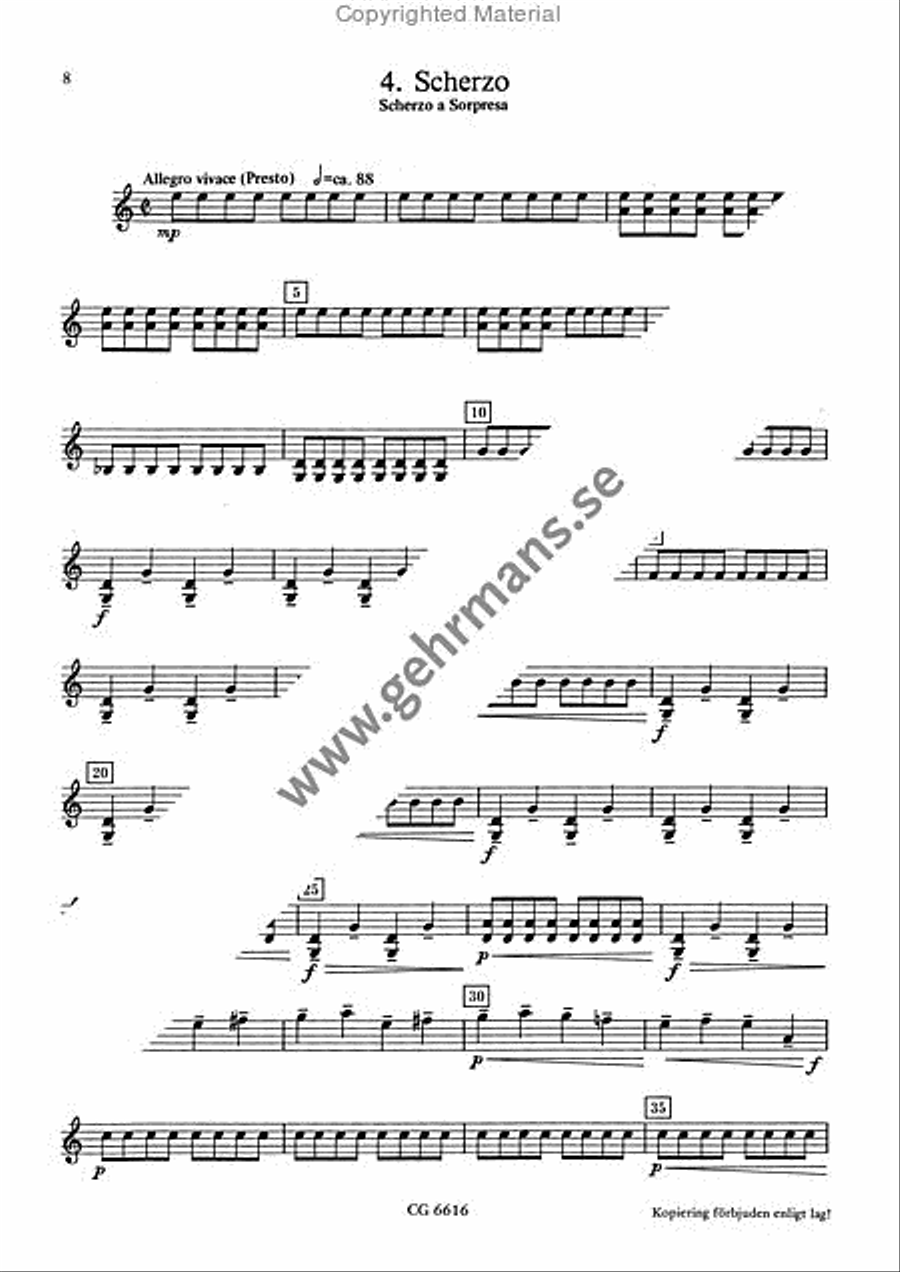 Liten notbok for Marika Violin Solo scores gallery preview page 9