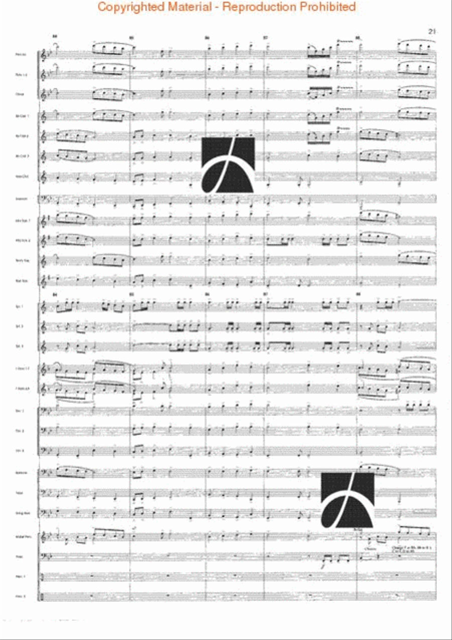 Westminster Carol Concert Band scores gallery preview page 18