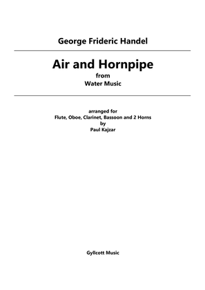 Air and Hornpipe (Wind Sextet)