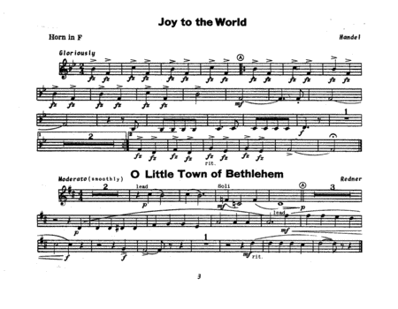 Christmas; The Joy & Spirit- Book 2/Horn In F