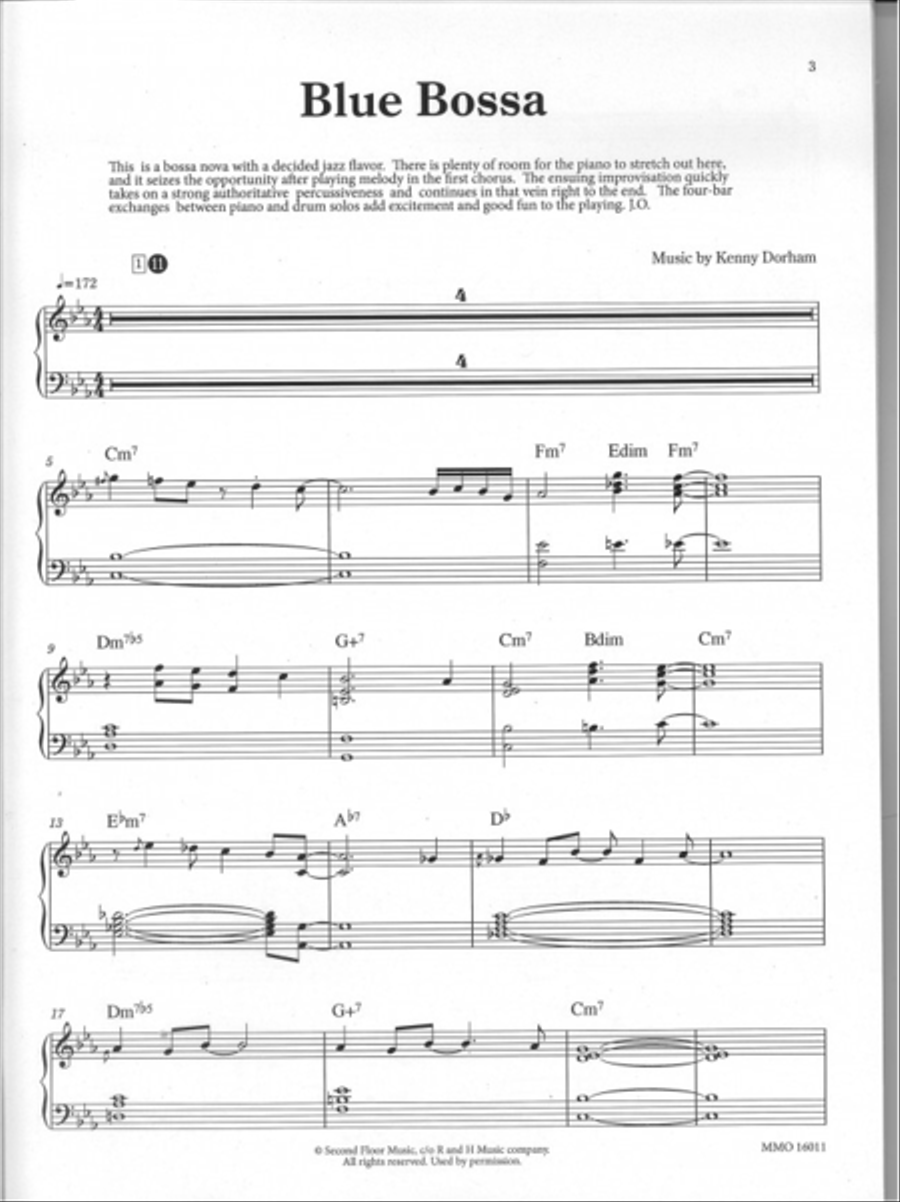Brazilian Bossa Novas Piano Solo scores gallery preview page 2