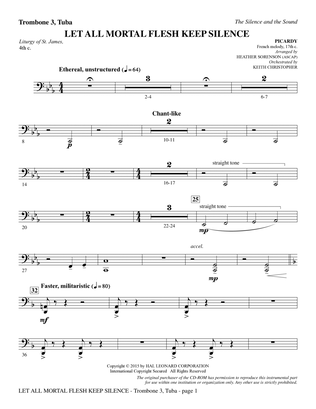 The Silence and the Sound: A Cantata for Christmas - Trombone 3/Tuba