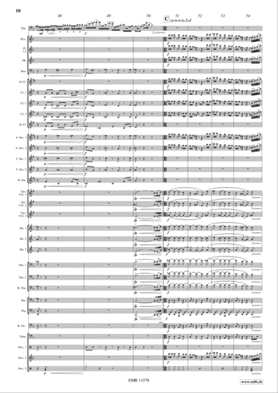 Cirrus Concert Band scores gallery preview page 10
