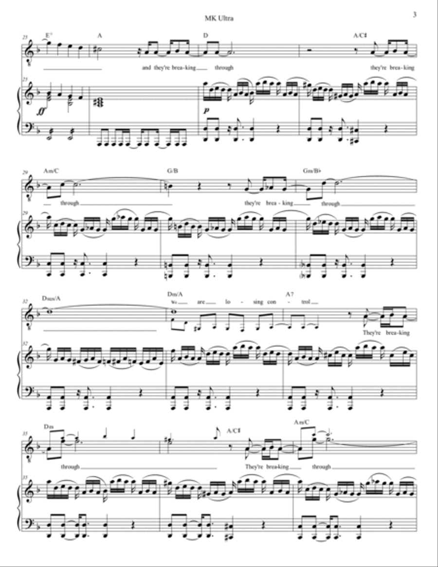 Mk Ultra Voice scores gallery preview page 3