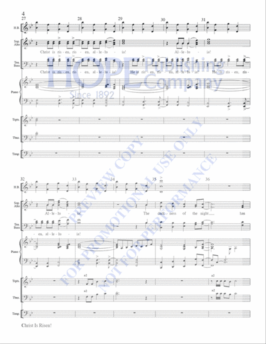 Christ Is Risen! Choir scores gallery preview page 5