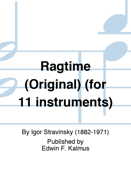 Ragtime (Original) (for eleven instruments)