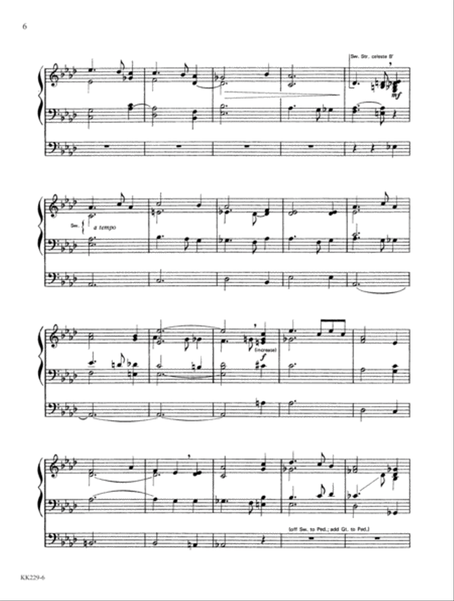 Sacred Sounds from George Shearing For Organ Organ Solo scores gallery preview page 3