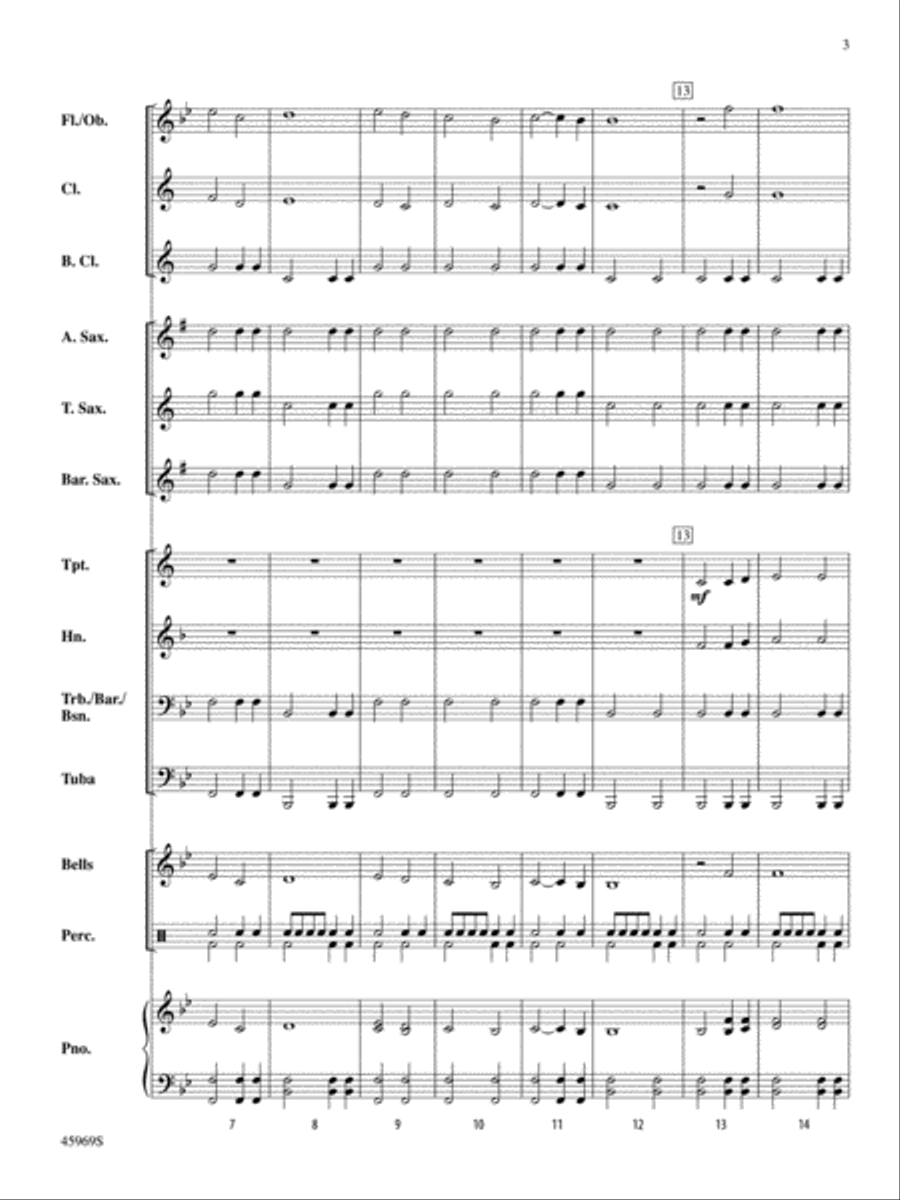 Renaissance Fair: Score Renaissance Fair: Score Concert Band scores gallery preview page 3
