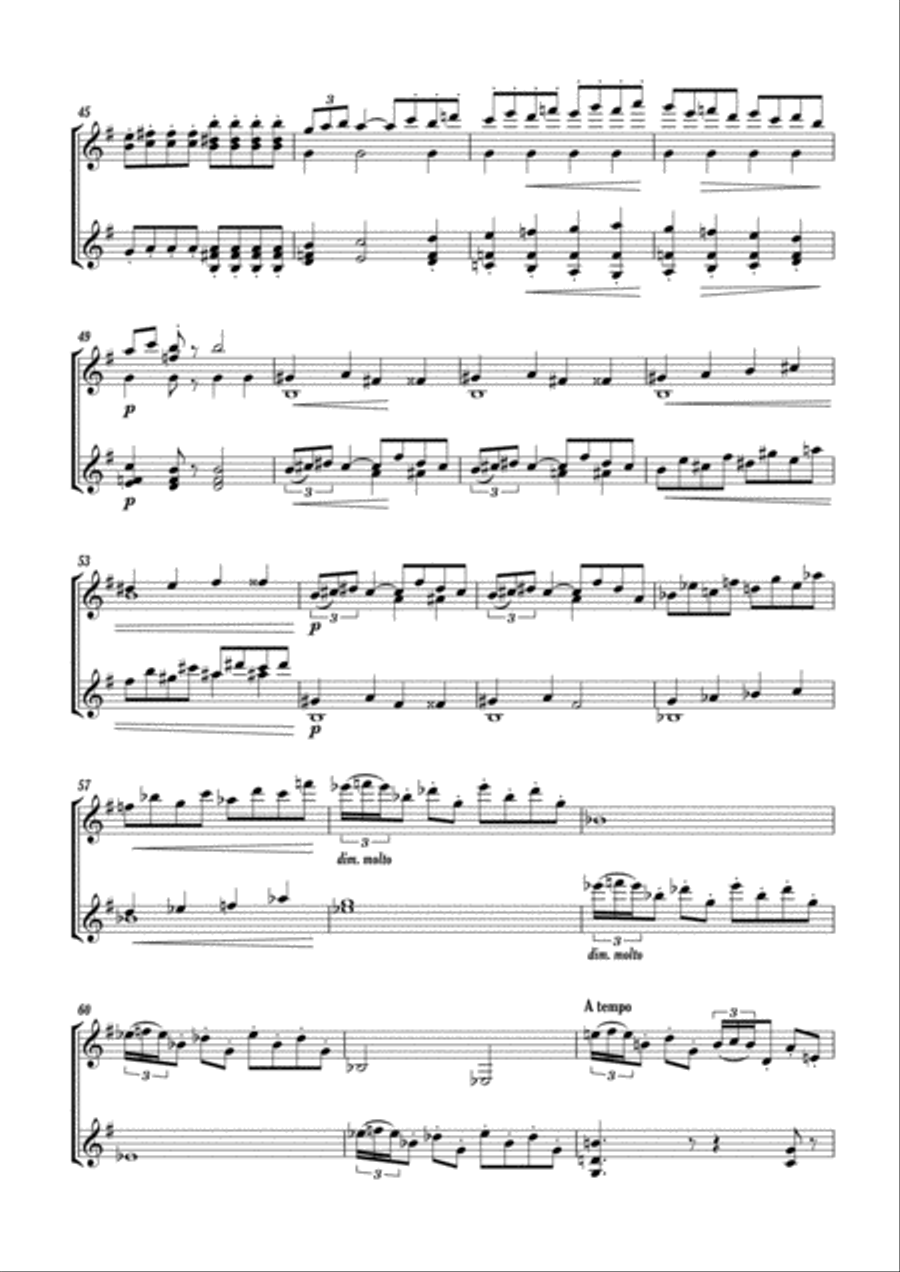 Arabesque nº 2 Classical Guitar scores gallery preview page 5