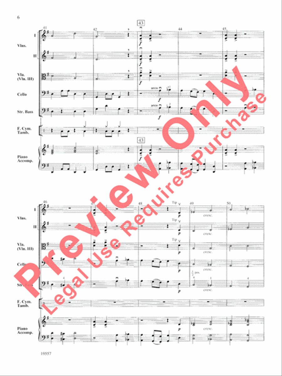 Sahara Crossing String Orchestra scores gallery preview page 7