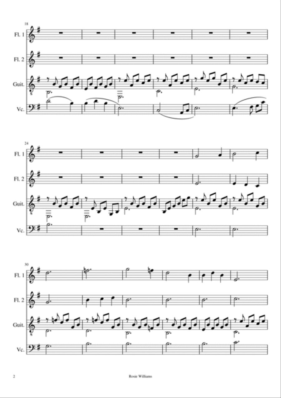 Winter Wonderland Small Ensemble scores gallery preview page 3