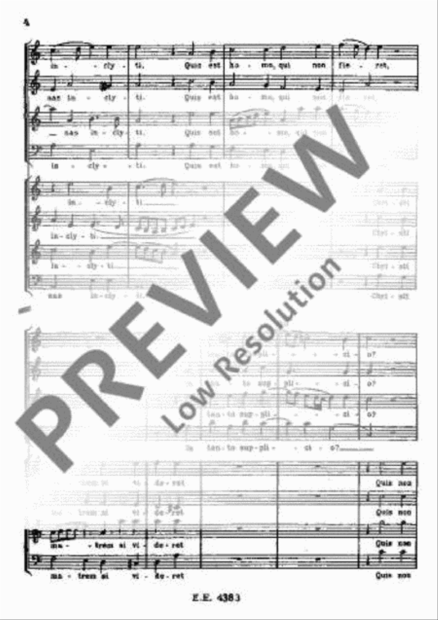 Stabat mater 4-Part scores gallery preview page 13