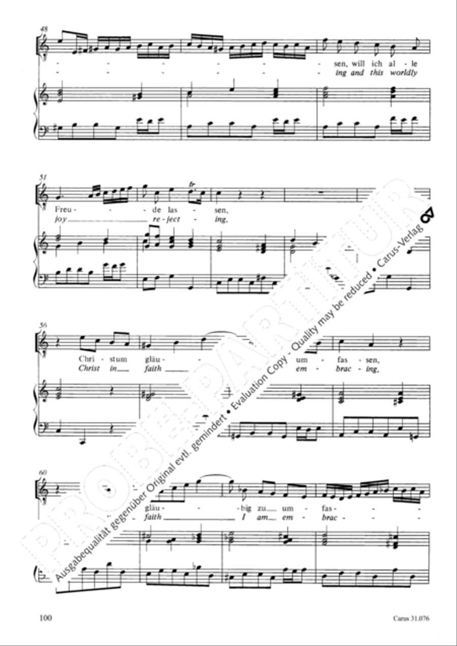 The heavens are telling the Father's glory (Die Himmel erzahlen die Ehre Gottes) 4-Part scores gallery preview page 101