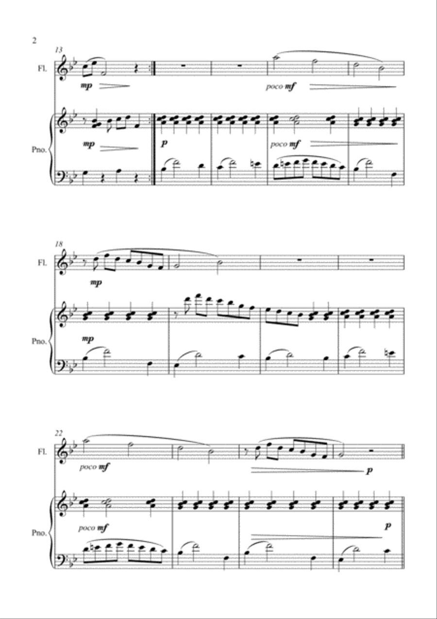 A Walk in the Park Woodwind Duet scores gallery preview page 2