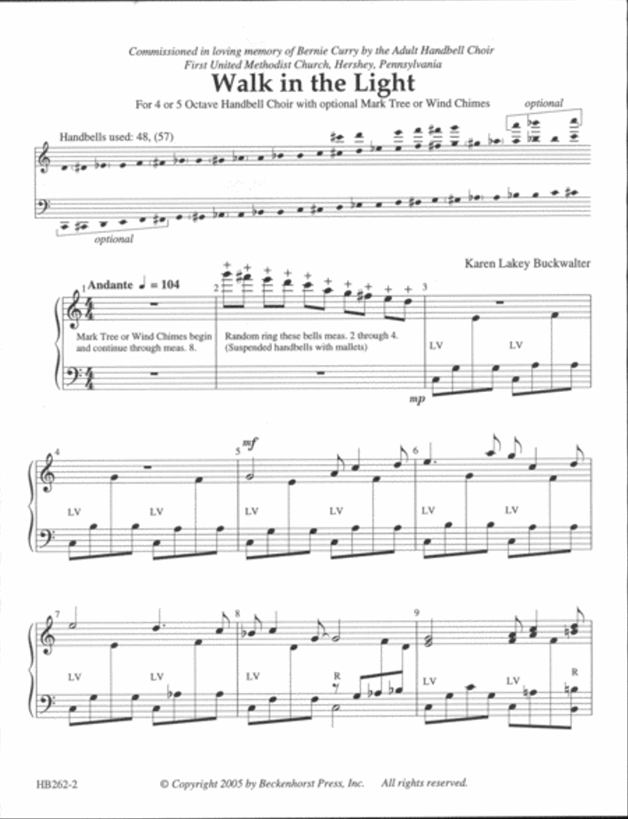 Walk in the Light 5-Octaves scores gallery preview page 2